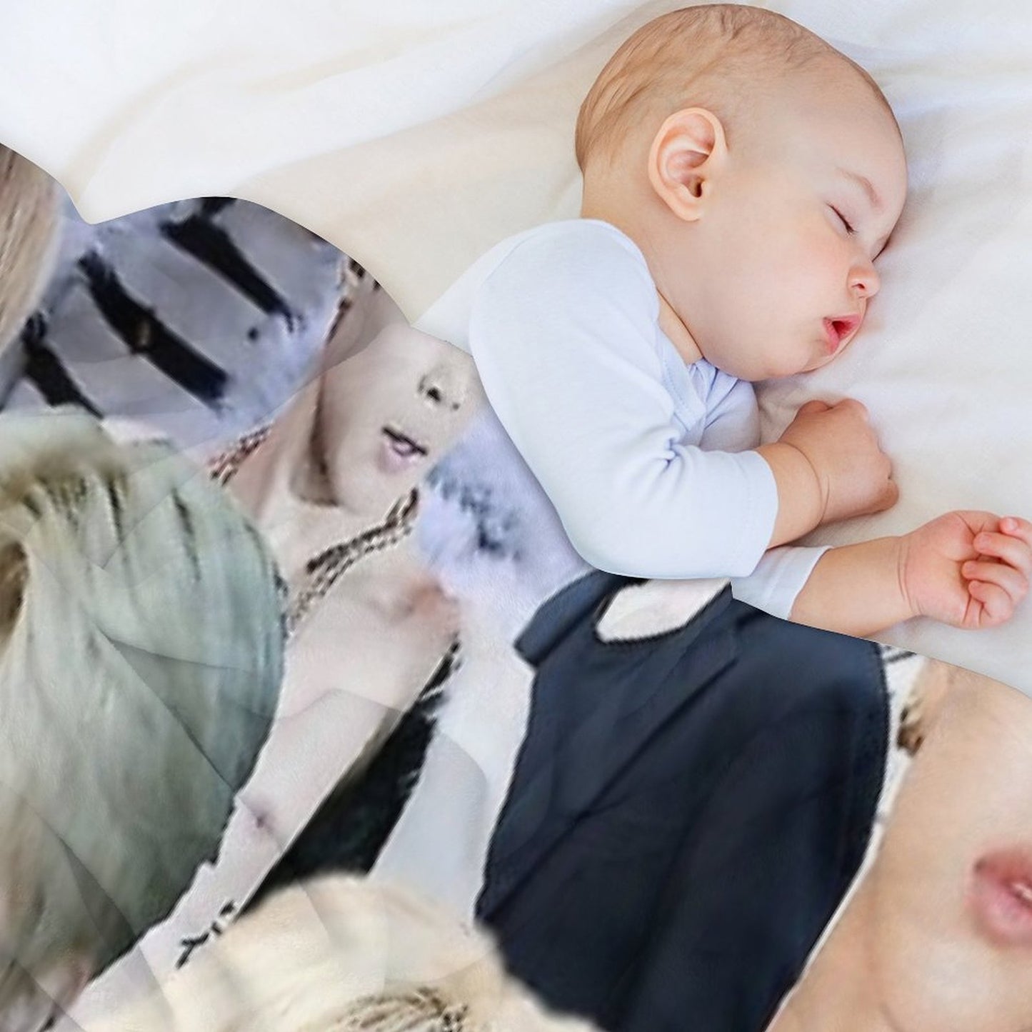 Jimin BTS Collage Throw Blanket