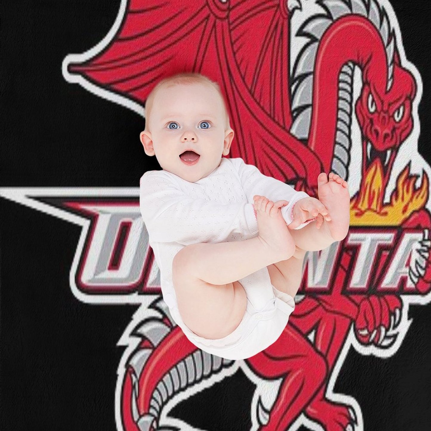 SUNY Oneonta Red Dragons Throw Blanket