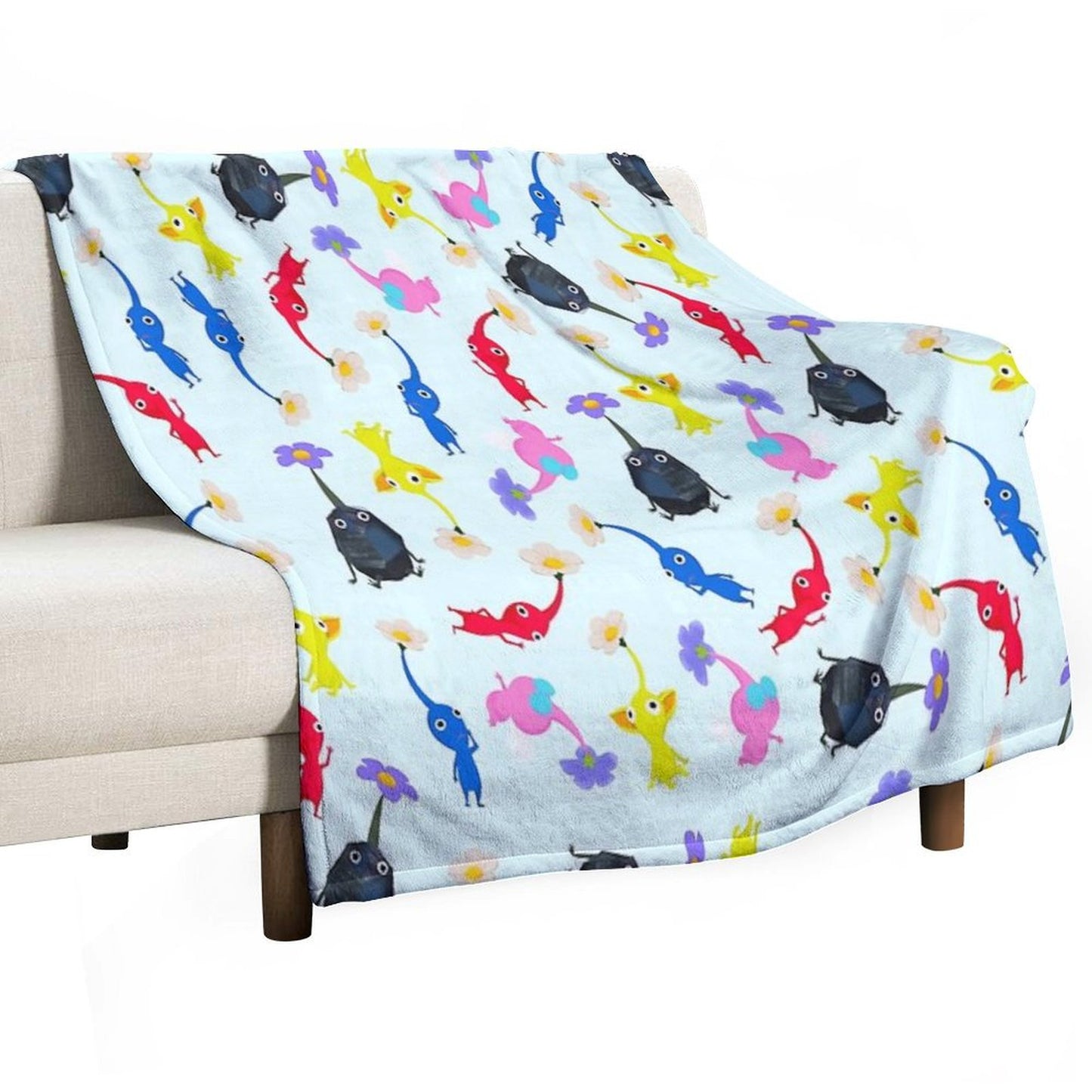 Pikmin Throw Blanket