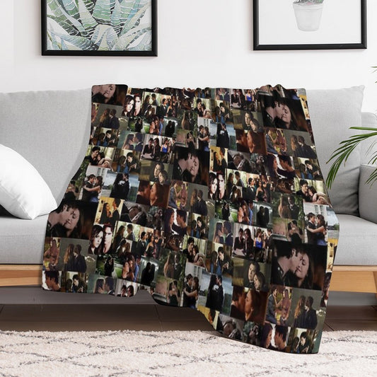 Delena Ship Throw Blanket