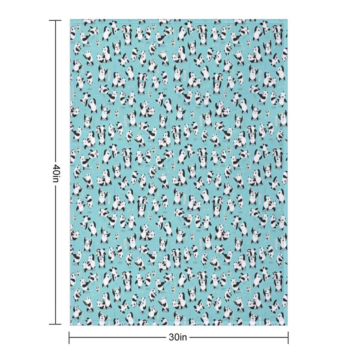 PANDAMONIUM Throw Blanket