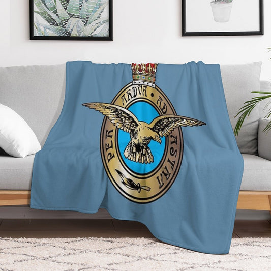 Royal Air Force Badge Throw Blanket