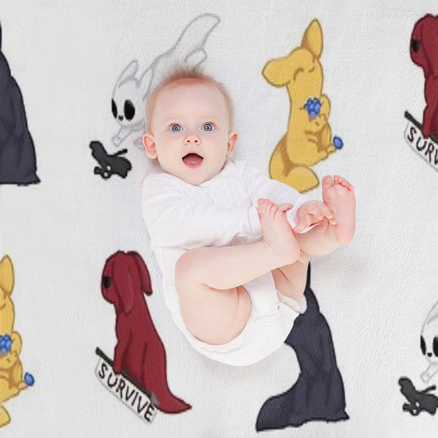 Rain World Slugcats Throw Blanket
