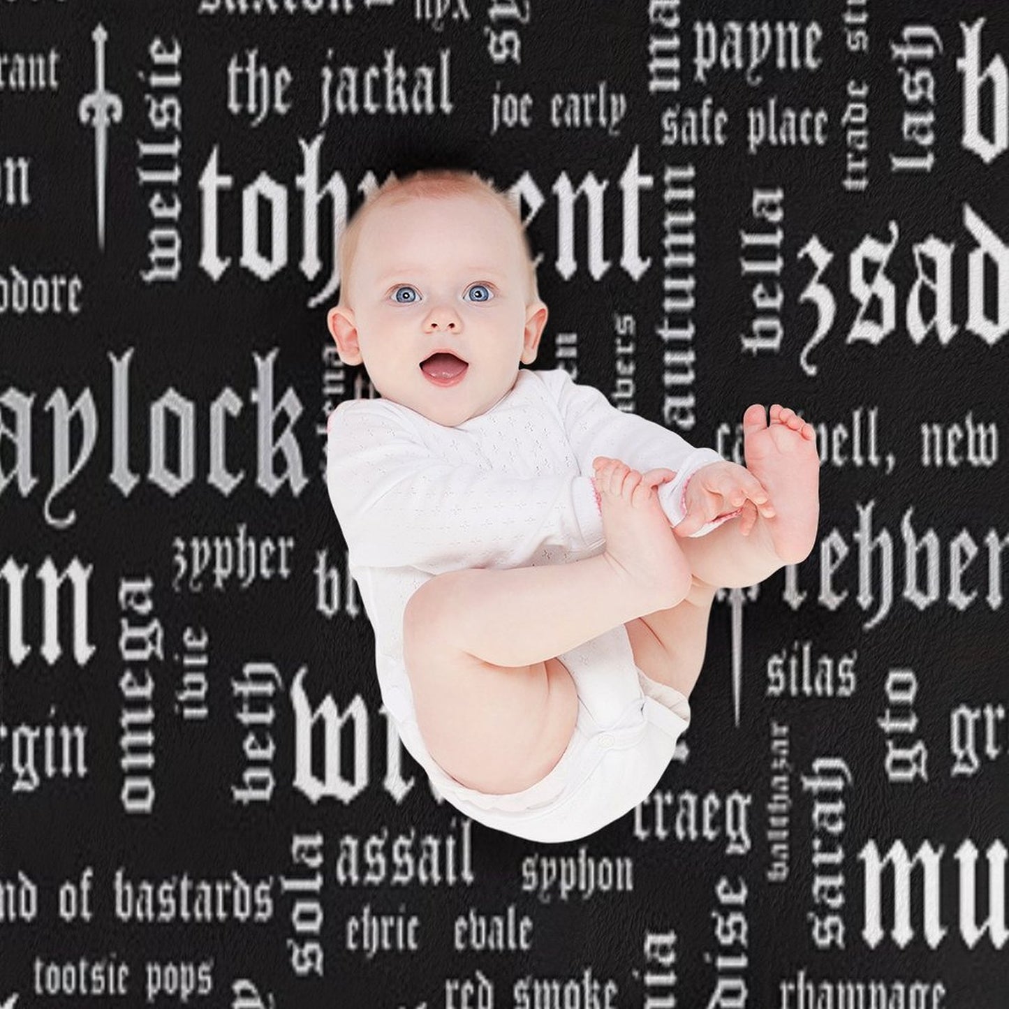 BDB Word Cloud Landscape - Updated Throw Blanket
