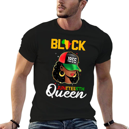 1865 Juneteenth Black Queen  Polyester Blend T-Shirt