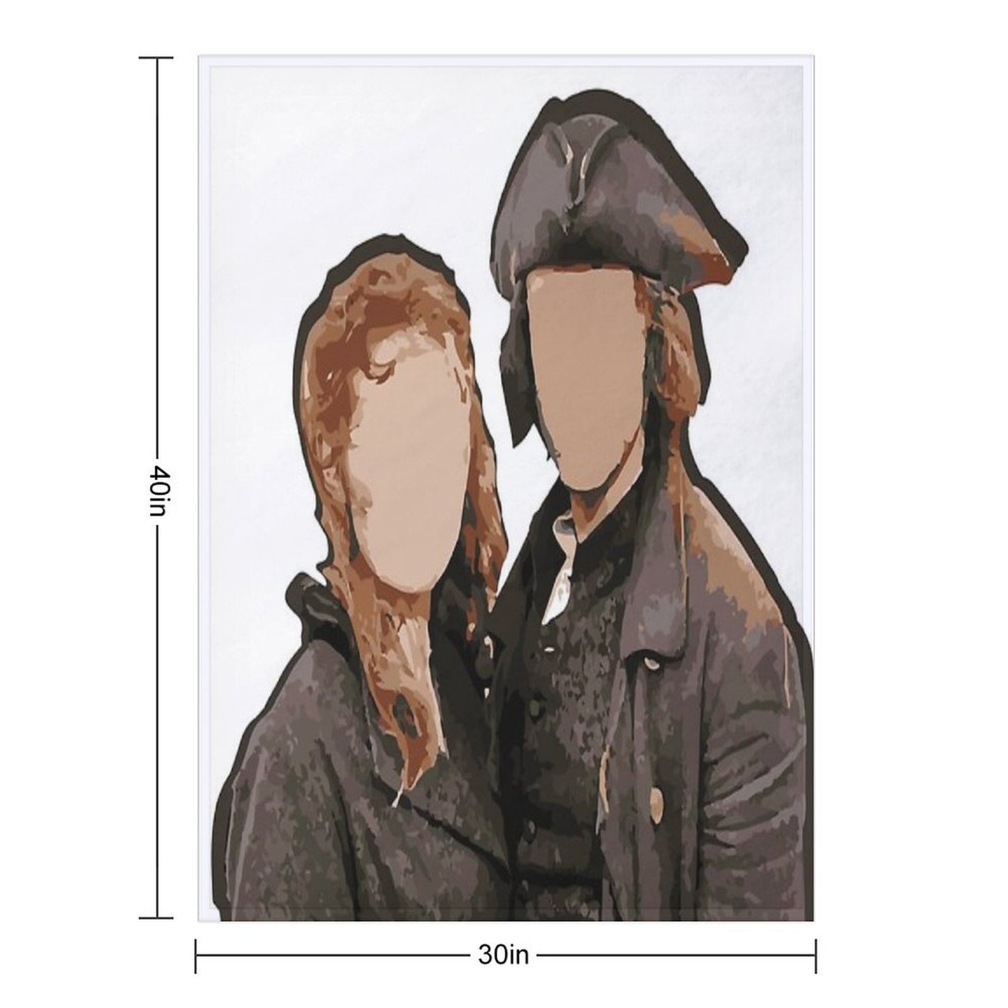 Poldark Throw Blanket