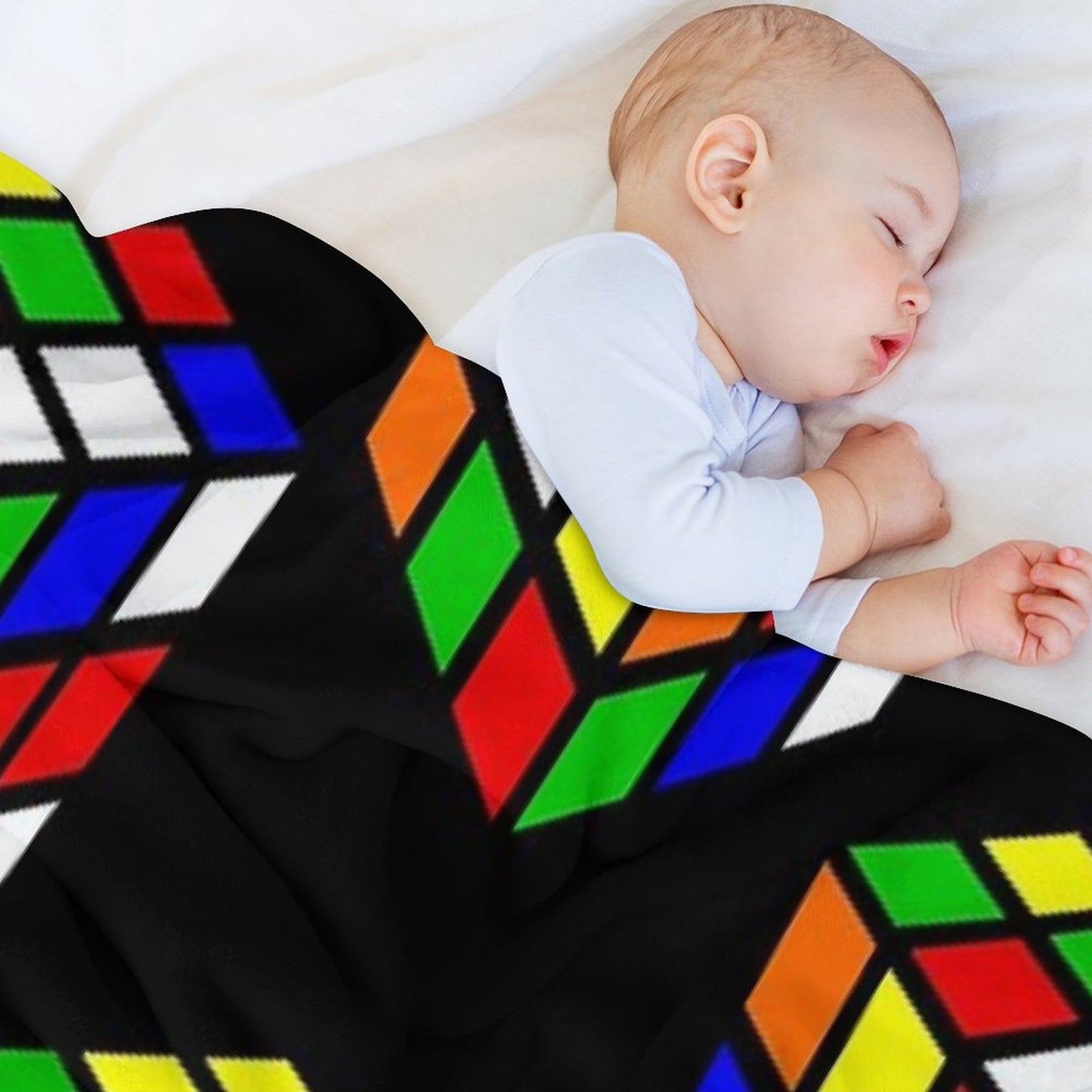 Magic Cube Throw Blanket