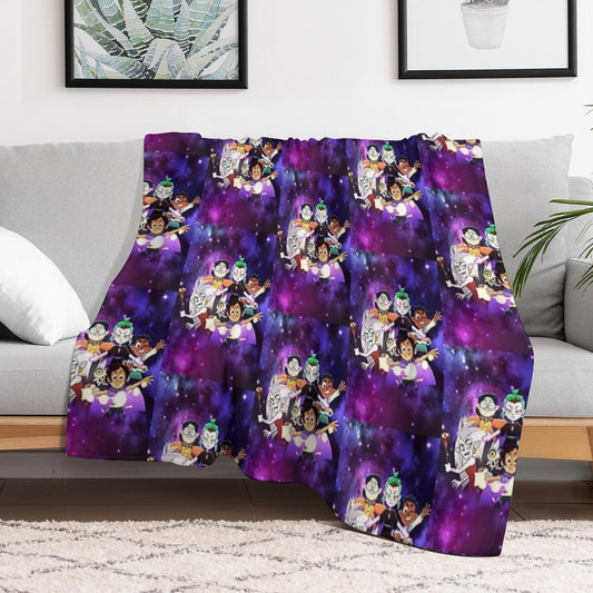 The Owl House Team Throw Blanket