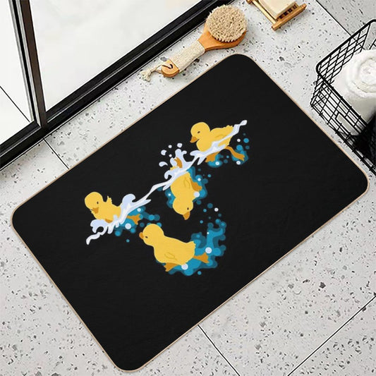 Happy Splashing Ducklings Bath Mat