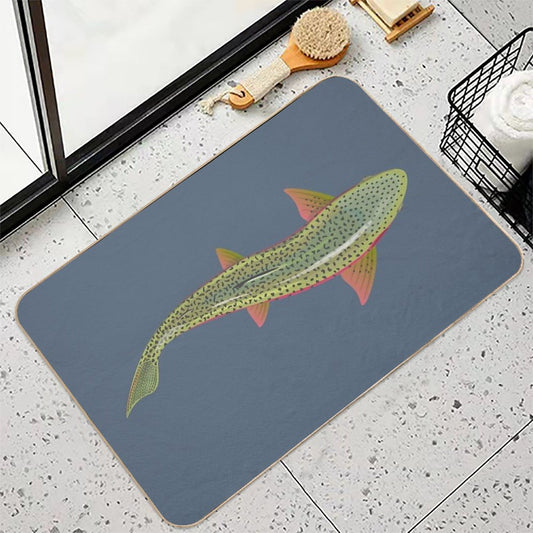 Trout From Above Bath Mat