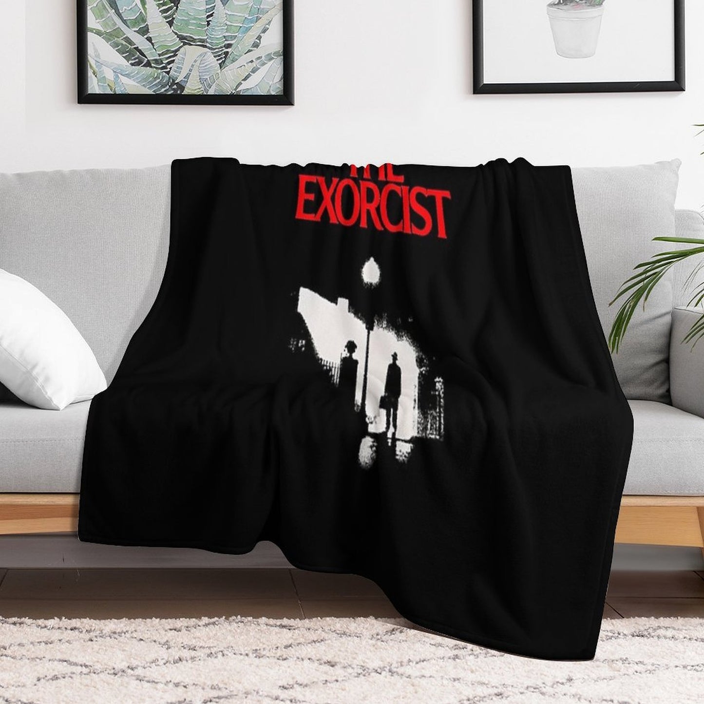 The Exorcist T-Shirt Throw Blanket
