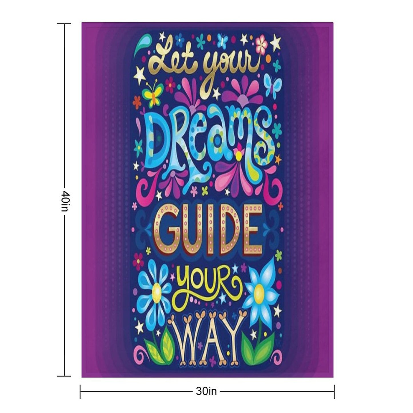 Let Your Dreams Guide Your Way Throw Blanket
