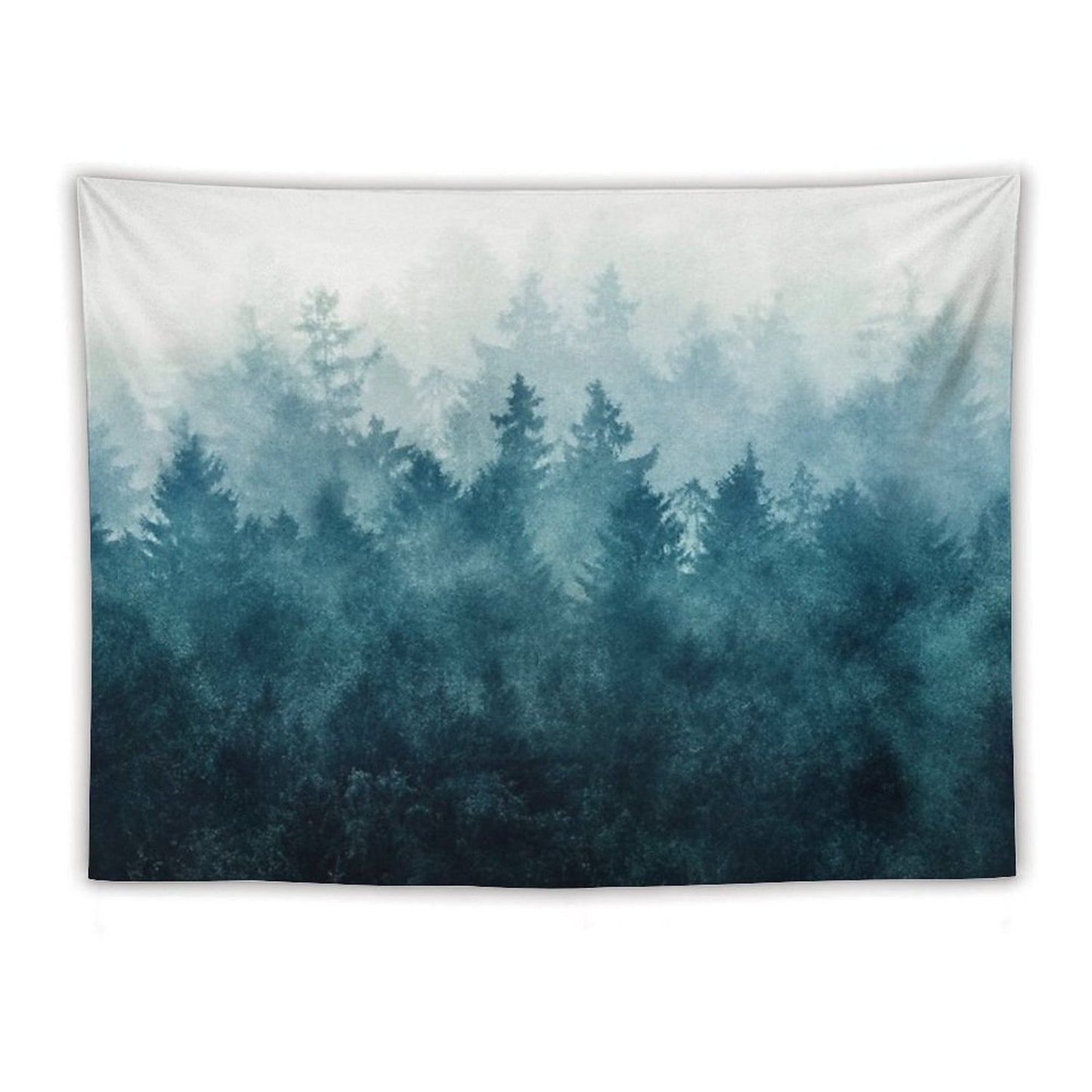 The Heart Of My Heart So Far From Home In A Misty Foggy Fall Wilderness Forest Tapestry