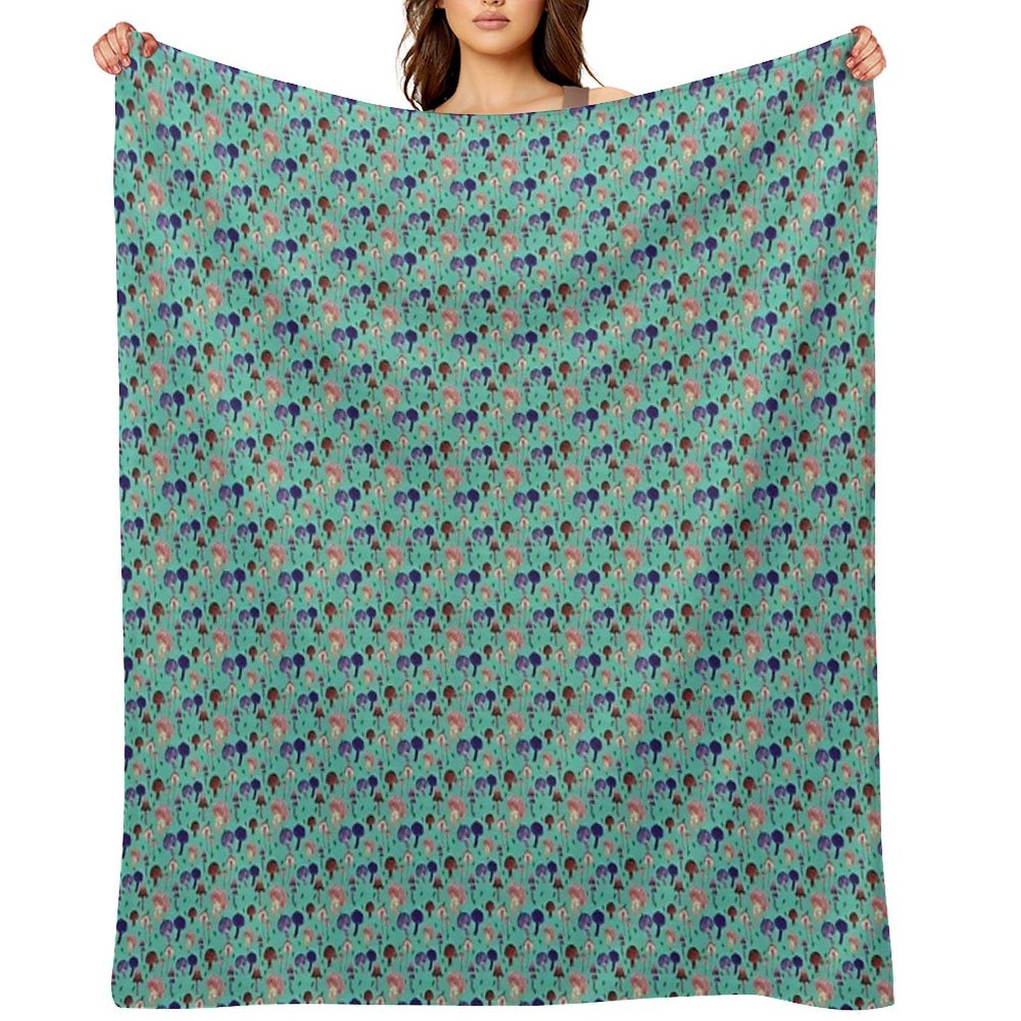 Fungus Schmungus Throw Blanket