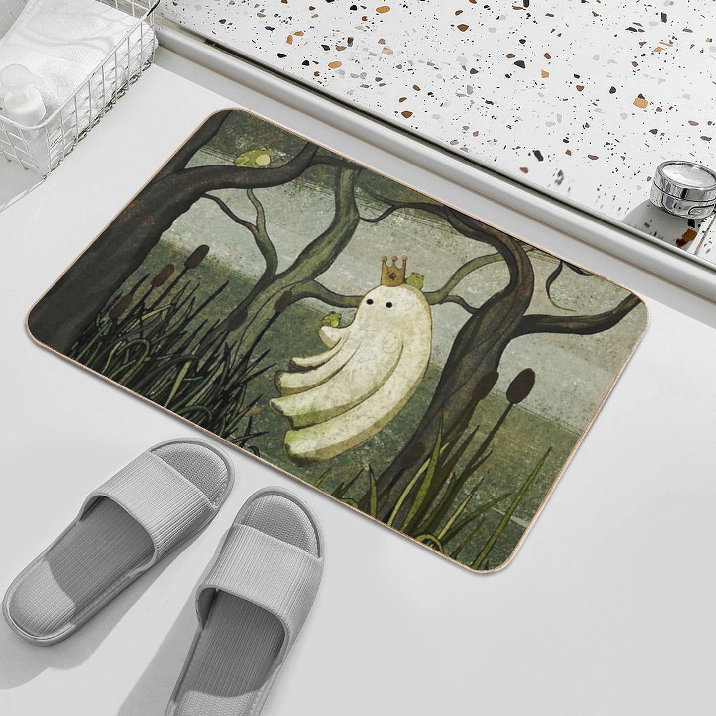 Frog Prince Toxin-Free Bath Mat