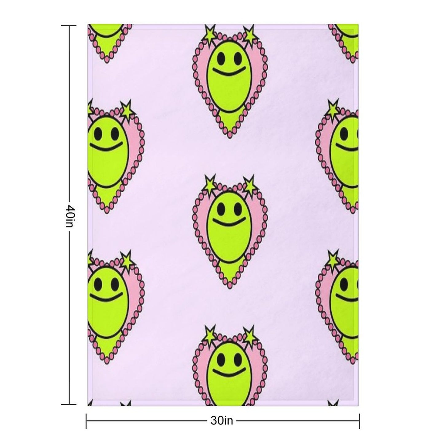 Dottie Green Alien Throw Blanket