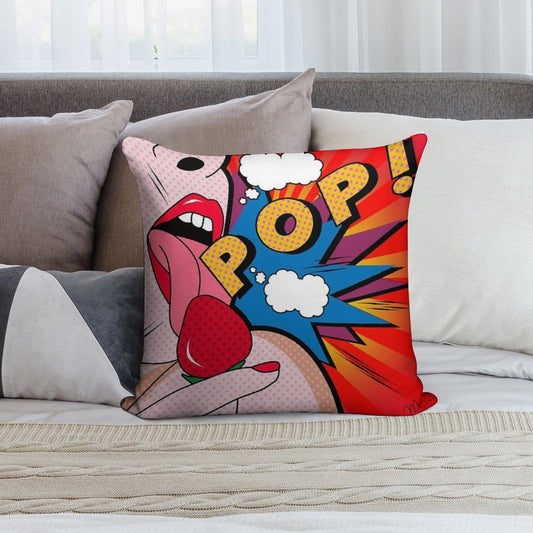 Pop Art Soft Warmth Comfort Throw Pillow