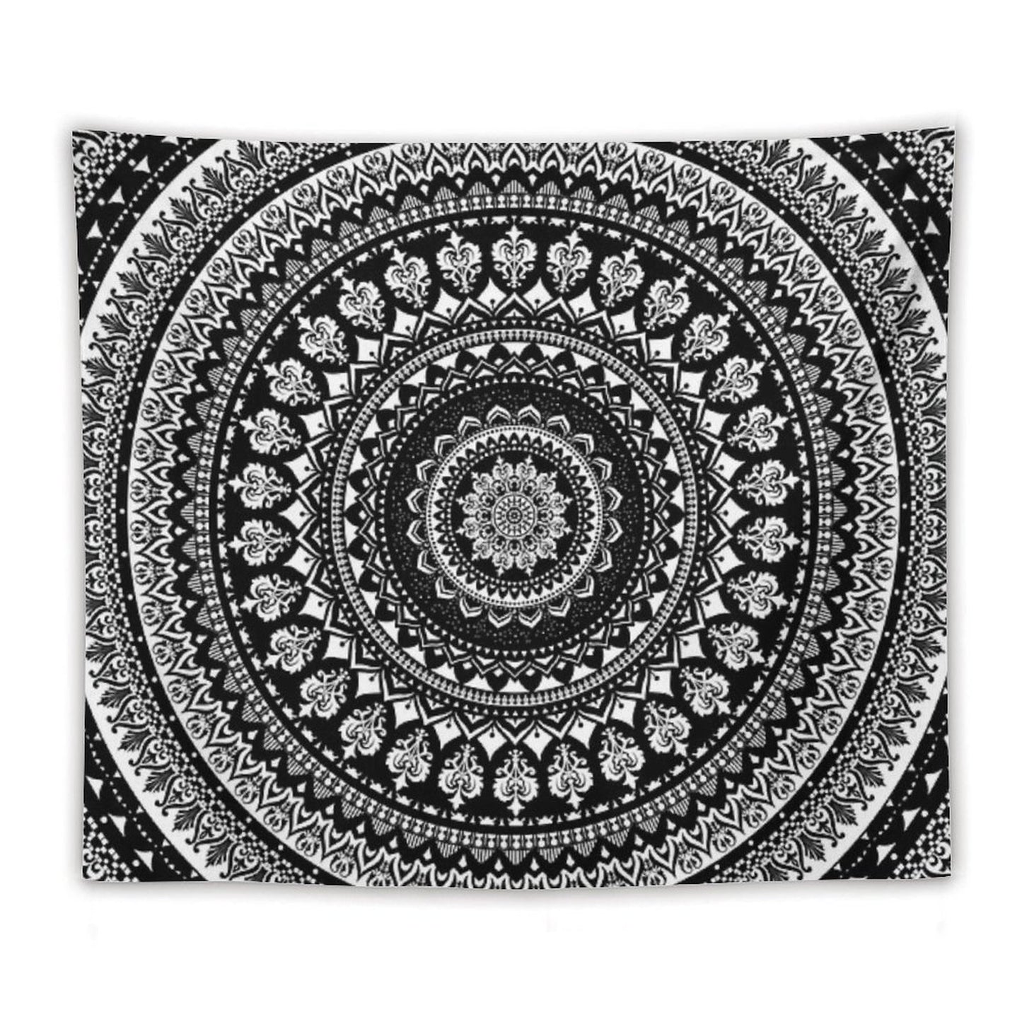 Mandala Monochrome 2 Tapestry