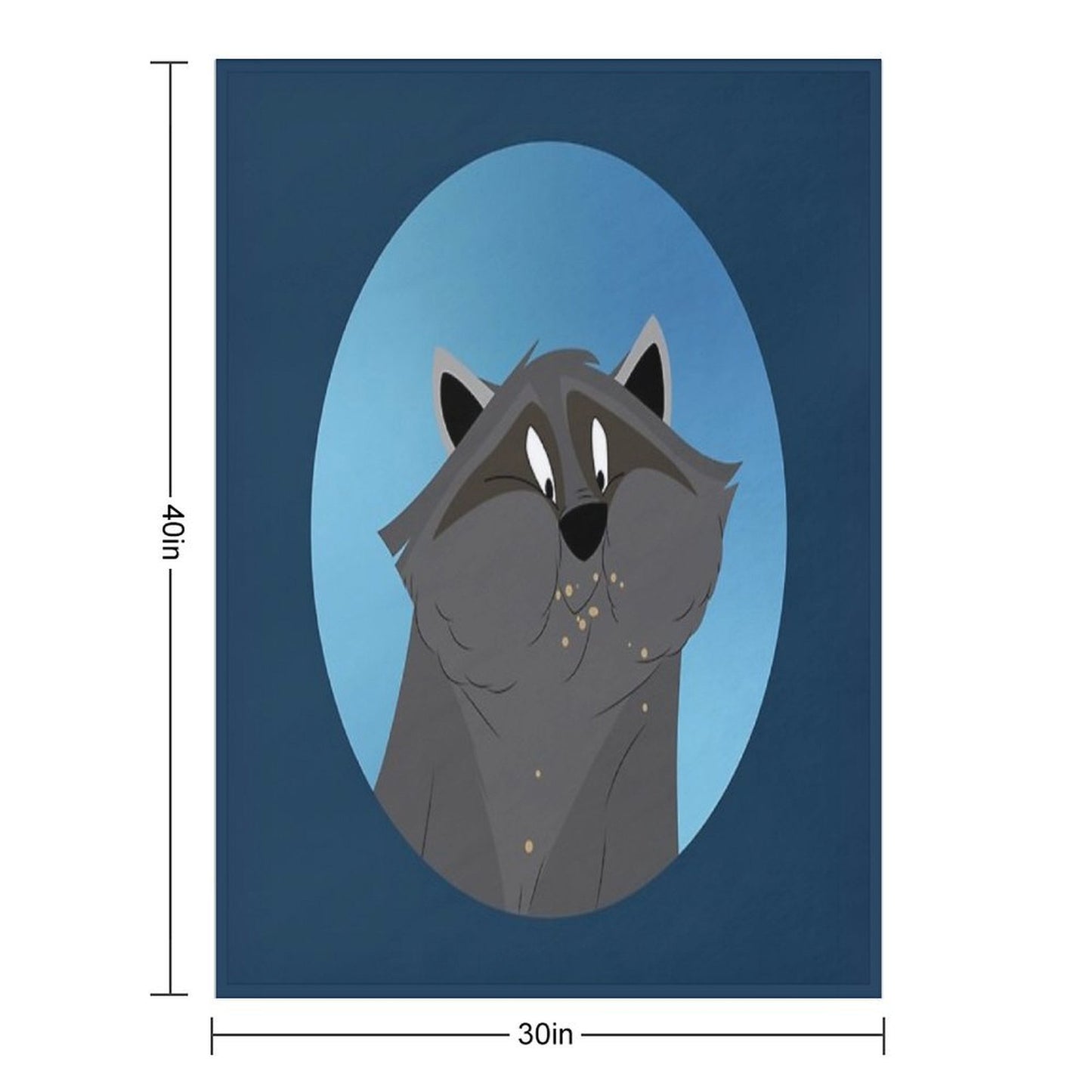 Meeko Pocahontas Throw Blanket