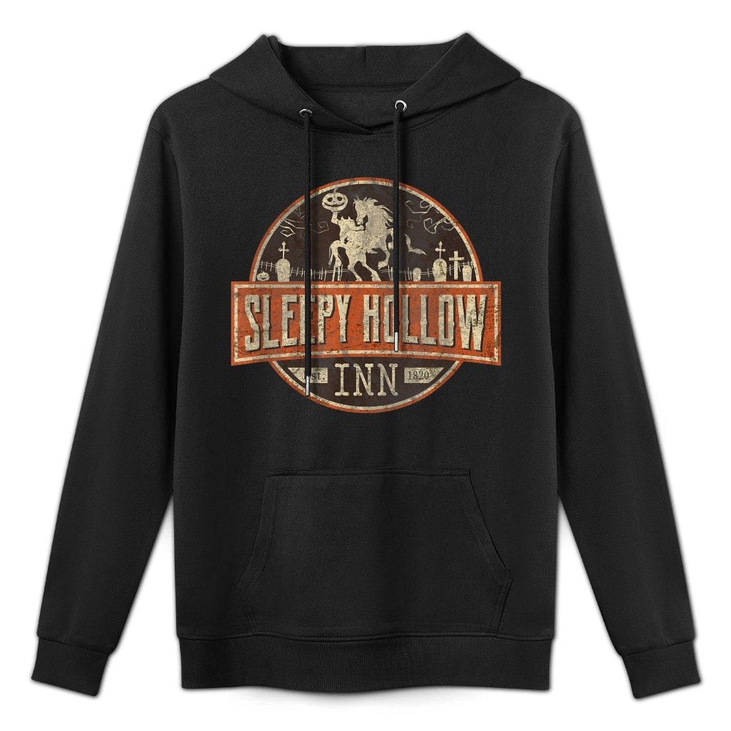 Sleepy Hollow INN Halloween Headless Horseman Cotton-Polyester Blend Hoodie
