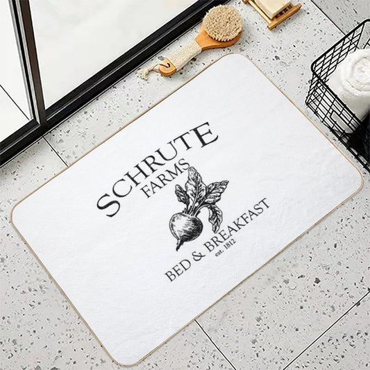 Schrute Farms Funny Office Bath Mat
