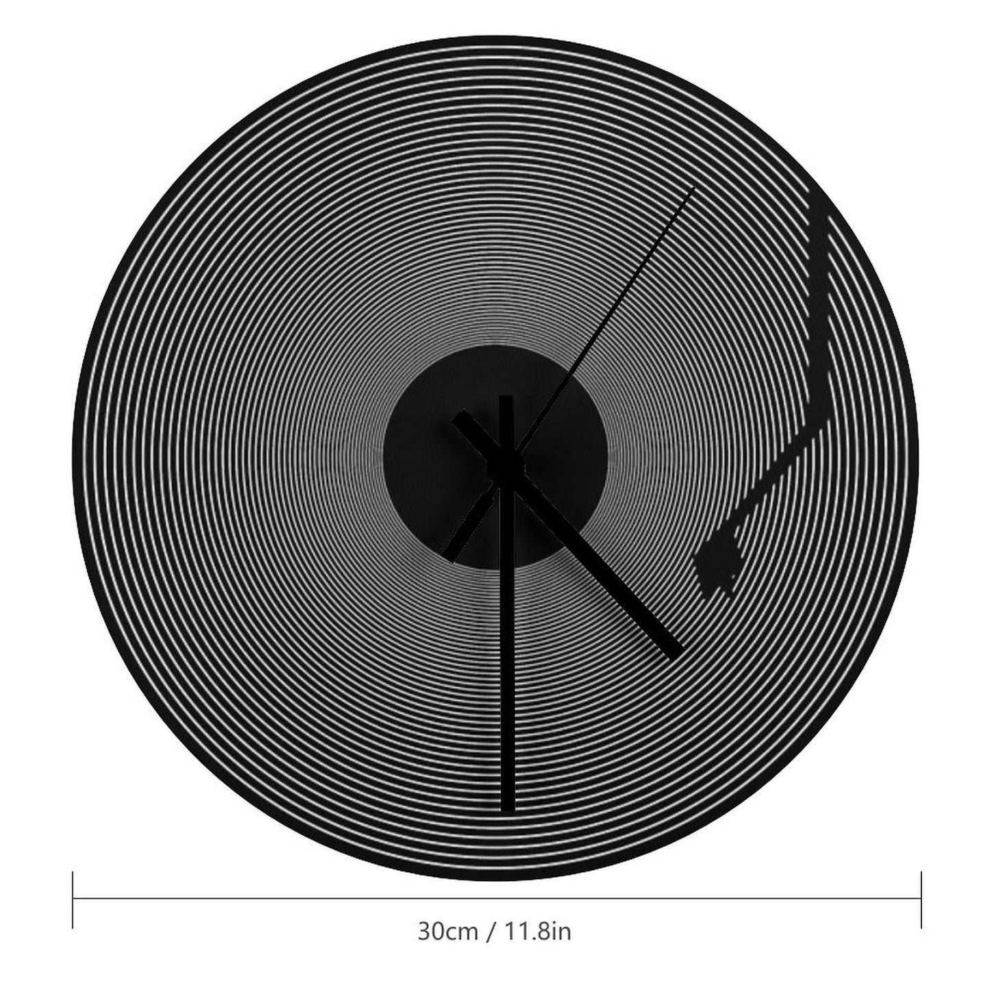 Vinyl Records Collector Gift Idea Turntable Wall Clock