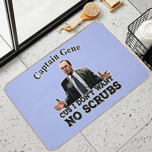 The Other Guys Movie Quote Captain Gene No Scrubs Bath Mat