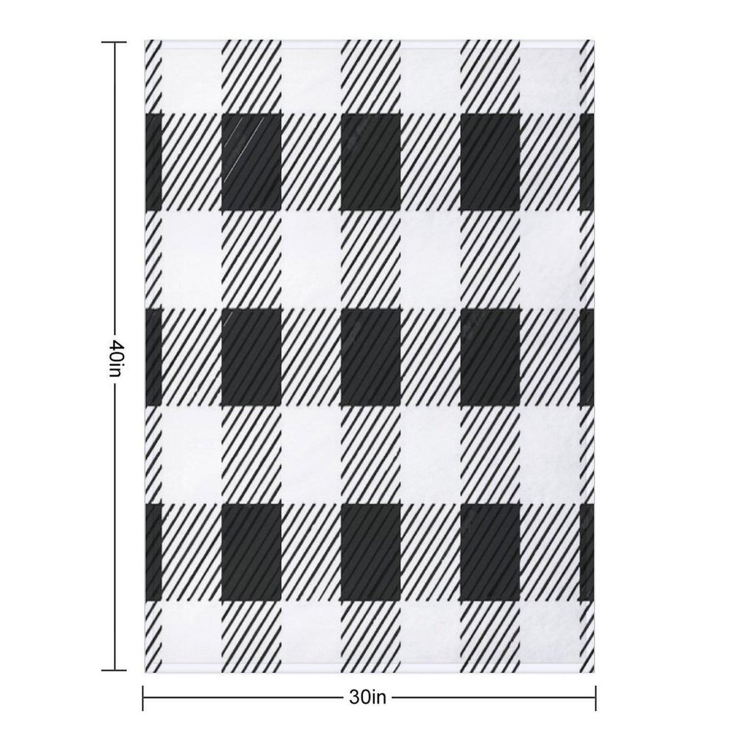 Checkerboard Fashion 2022 France Checkerboard Throw Blanket