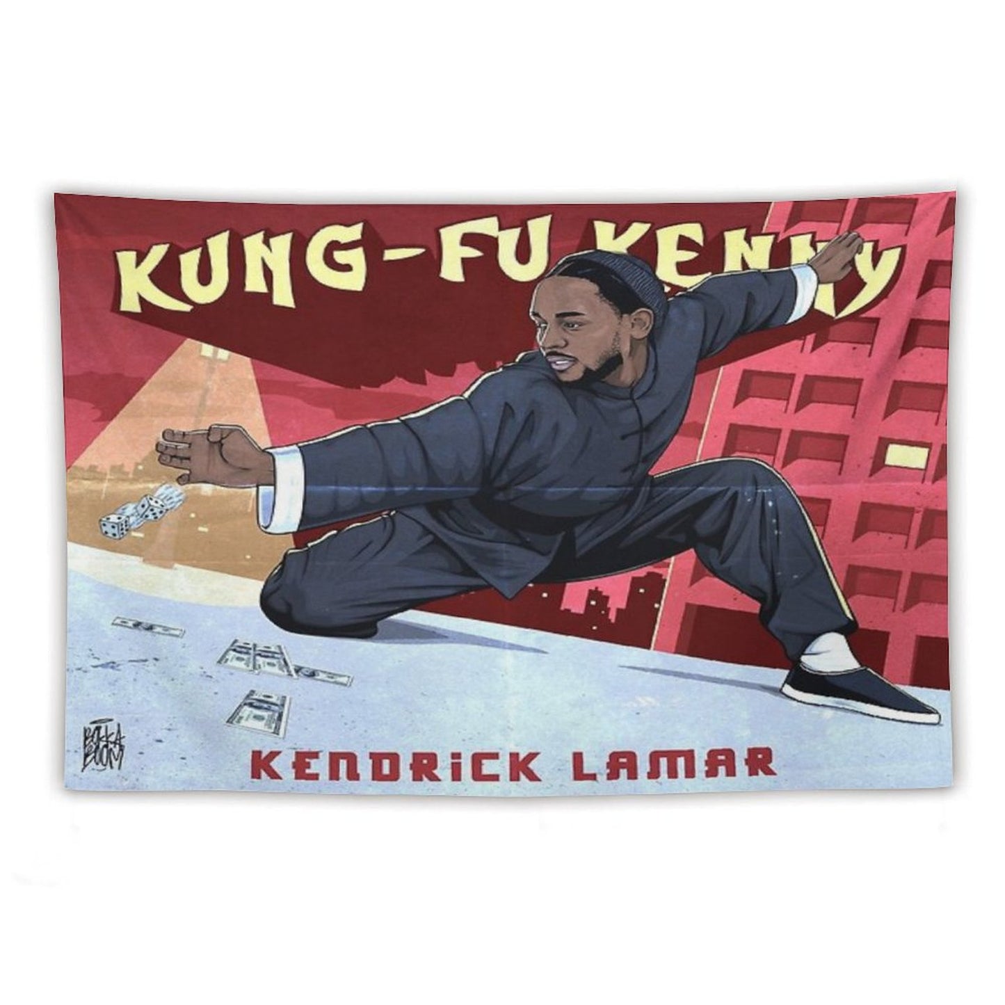 Kung Fu Kenny Tapestry