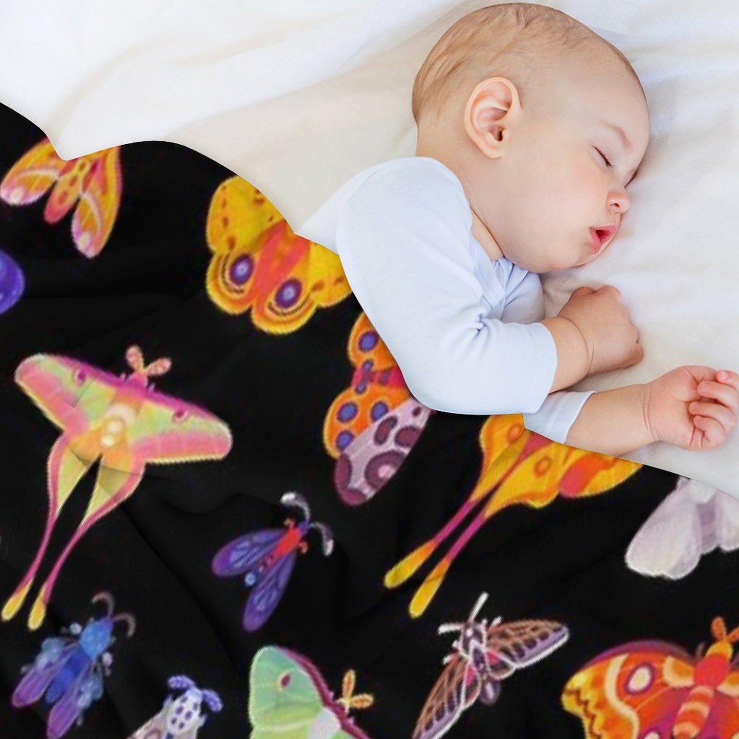 Moth Throw Blanket