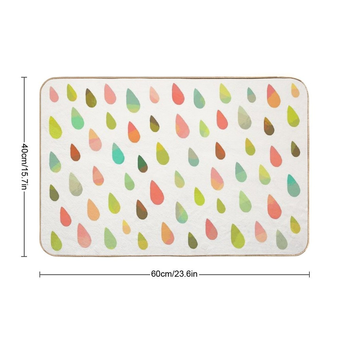 Opal Drops Durable Bath Mat