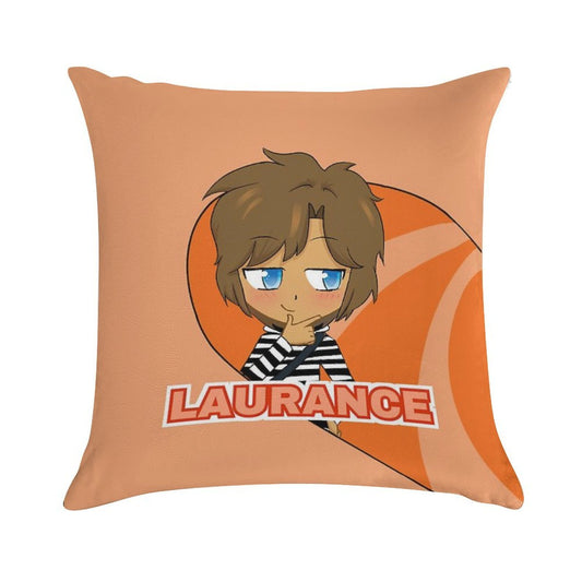 Laurance Zvhal Pillow (blue Eyes Edition) Soft Durable Construction Throw Pillow