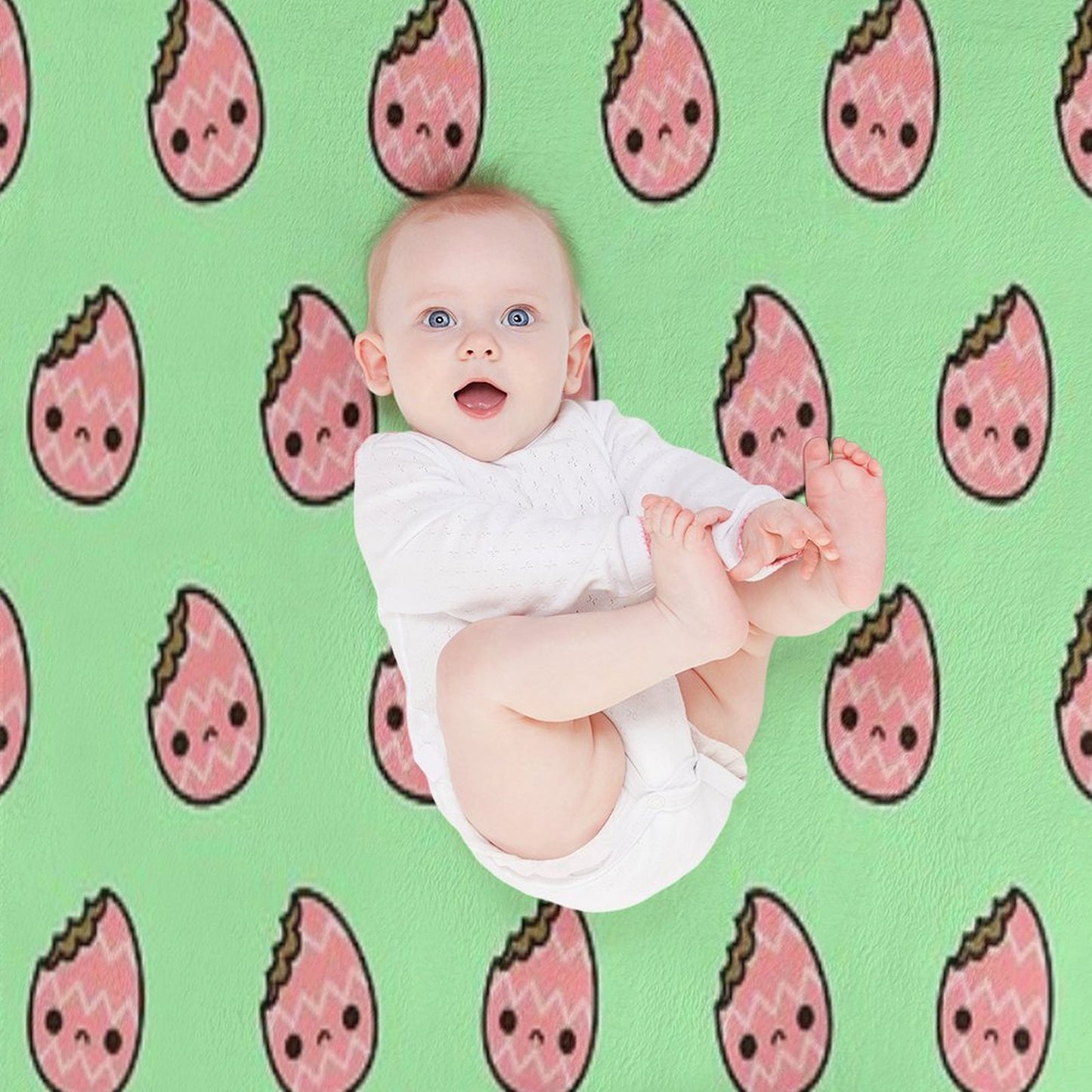 Sad Easter Egg Throw Blanket