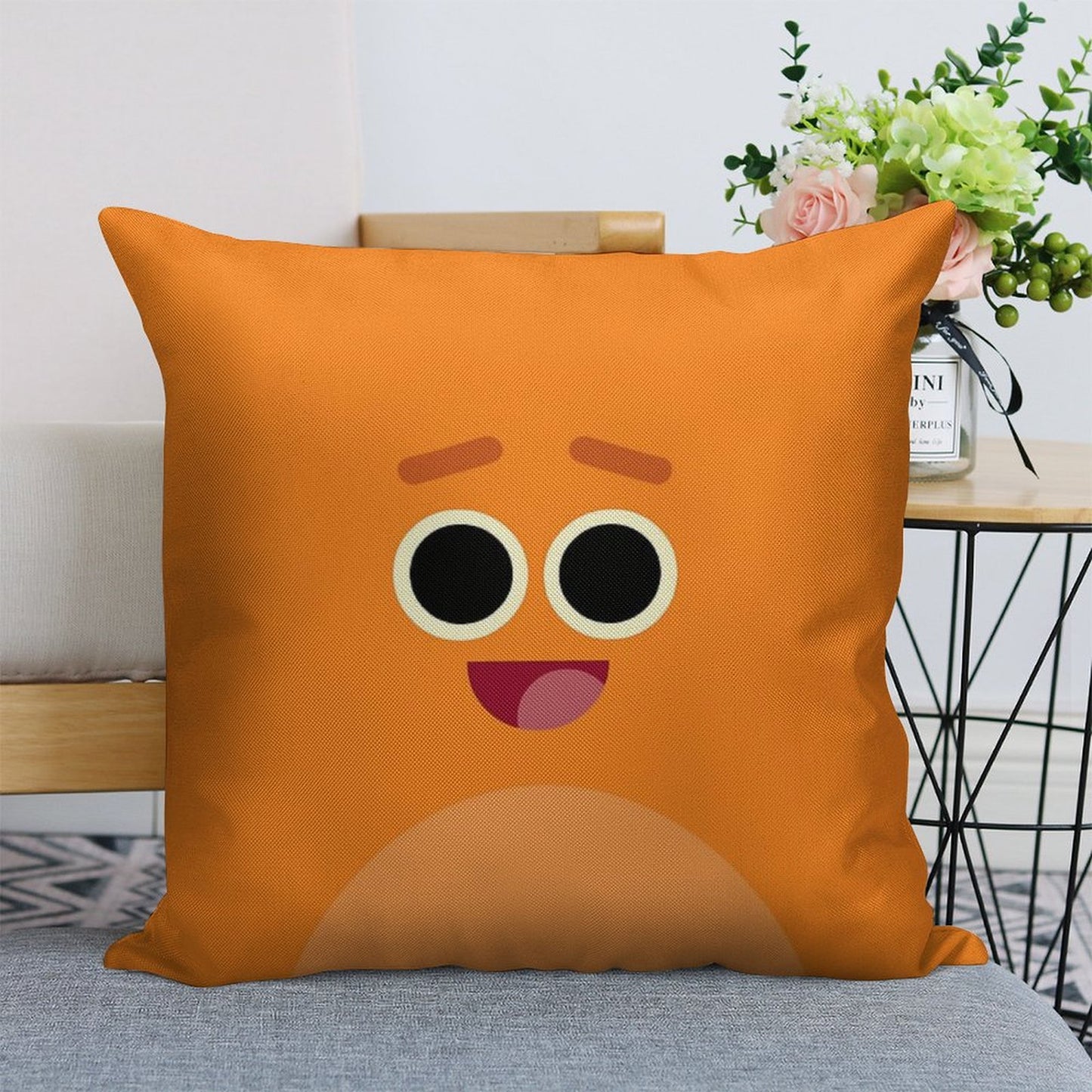 Bumble Nums  Stumble Linen Throw Pillow Cover