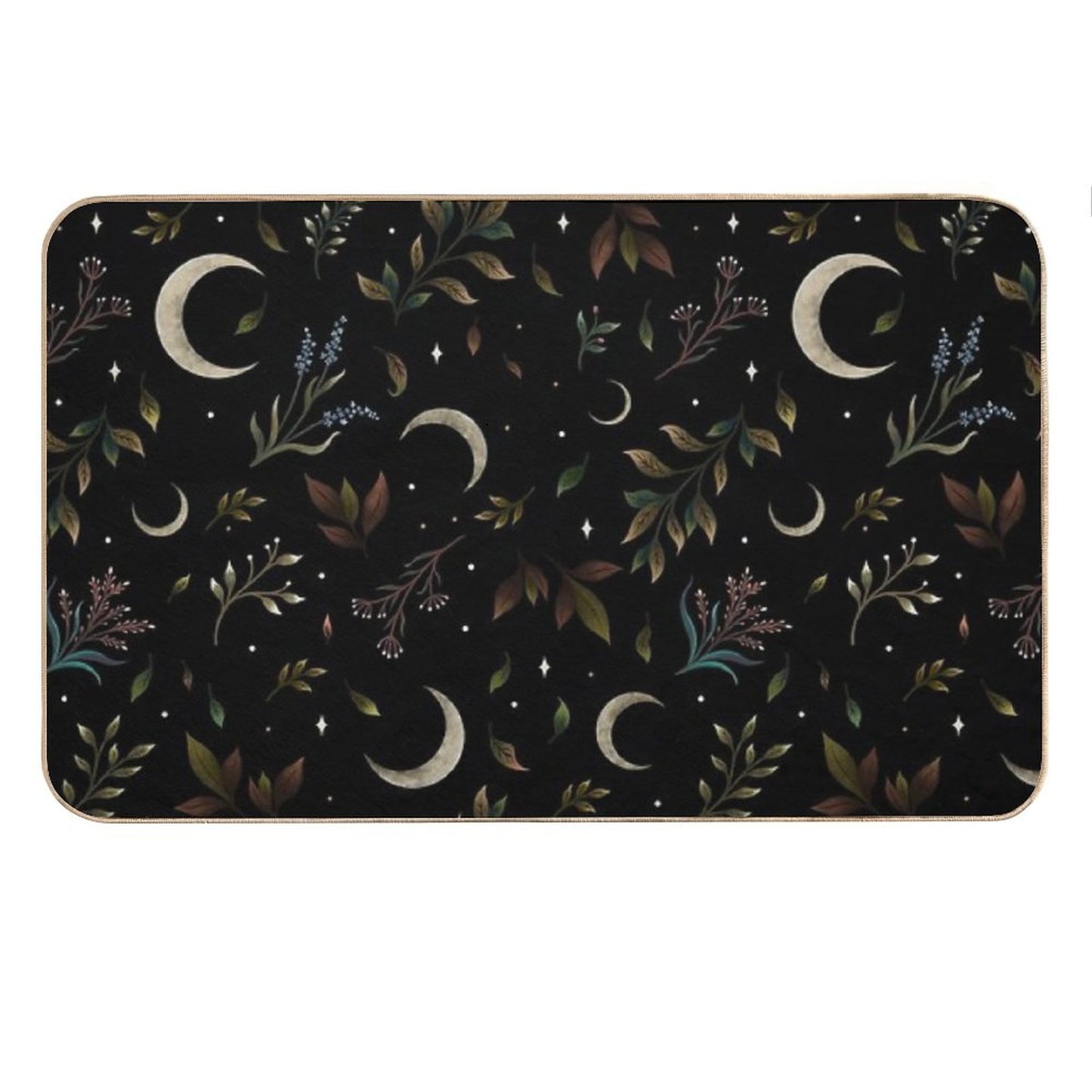 Crescent Moon Garden Bath Mat
