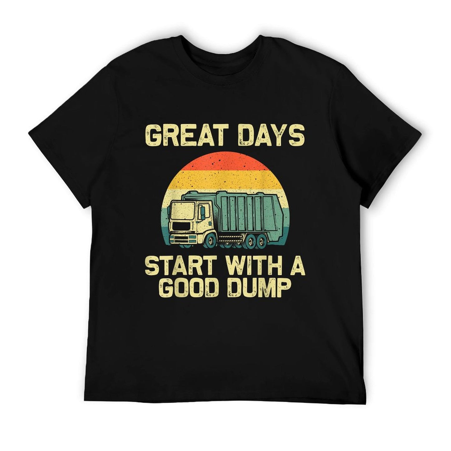 Cool Garbage Truck For Men Kids Boys Trash Waste Management T-Shirt