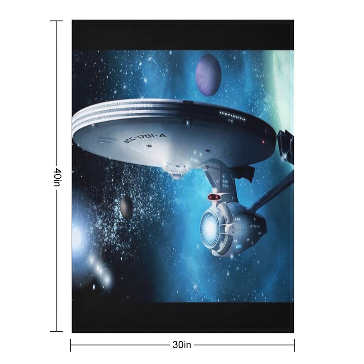 Enterprise A - Where Silence Has Lease Throw Blanket