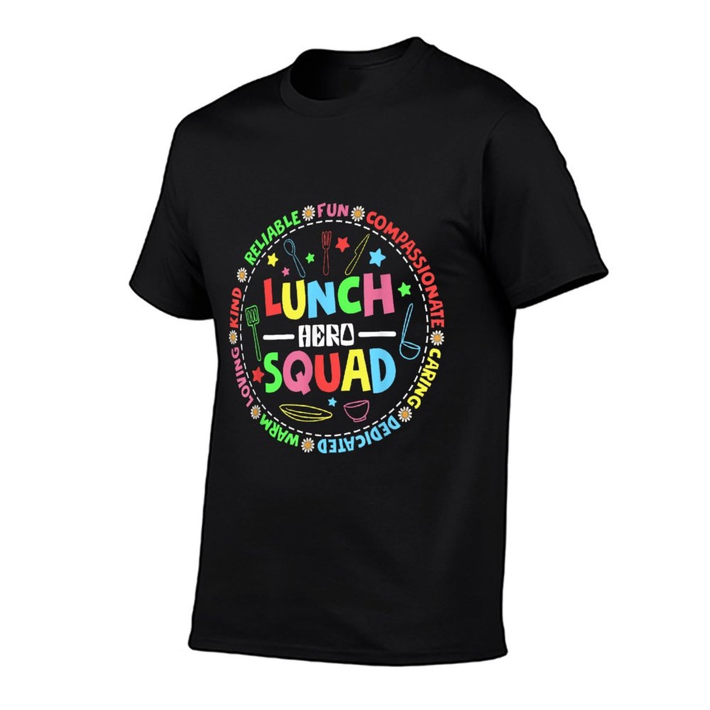 School Lunch Hero Squad Funny Cafeteria Workers Lunchroom T-Shirt
