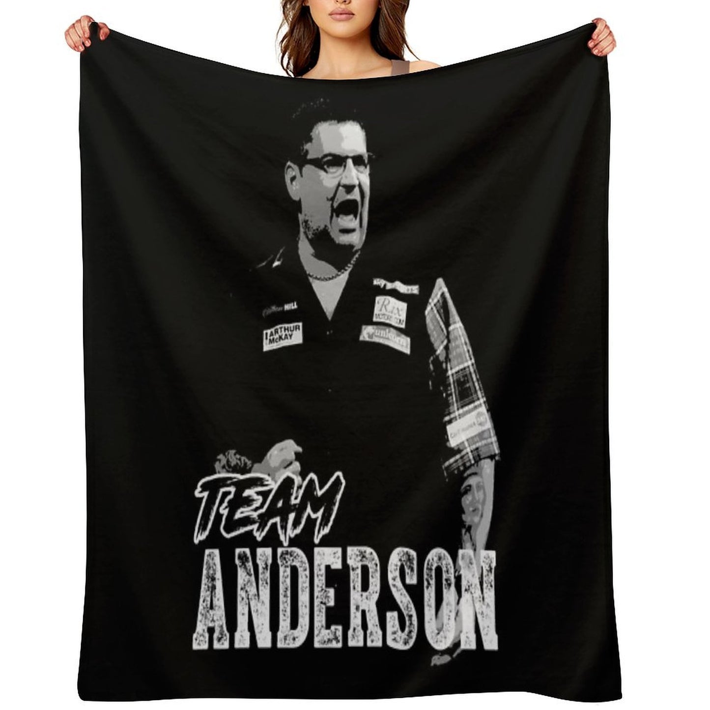 Gary Anderson PDC 2022 Throw Blanket