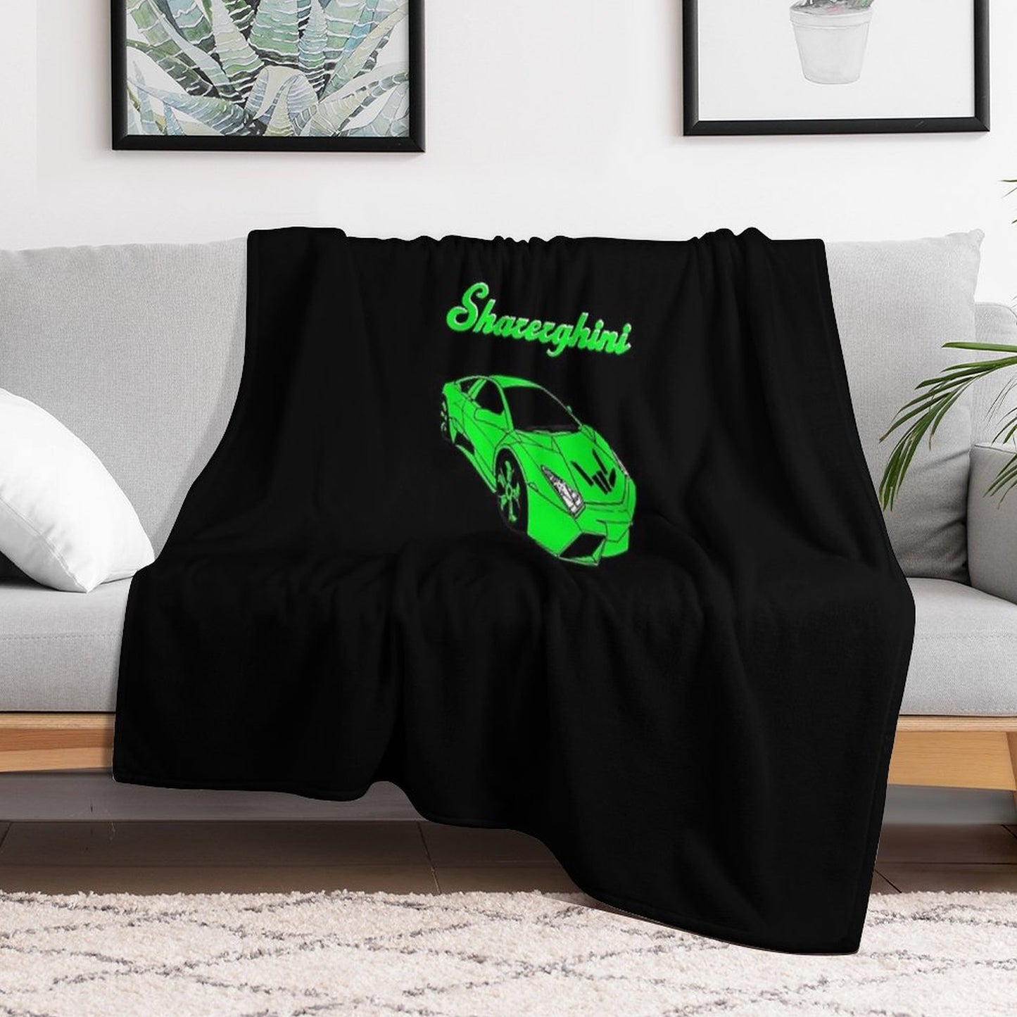 Sharerghini, Sharerghini Merch,sharerghini Green, Sharerghini Hoodie, Sharerghini T Shirt, Sharer Car, Share, Throw Blanket