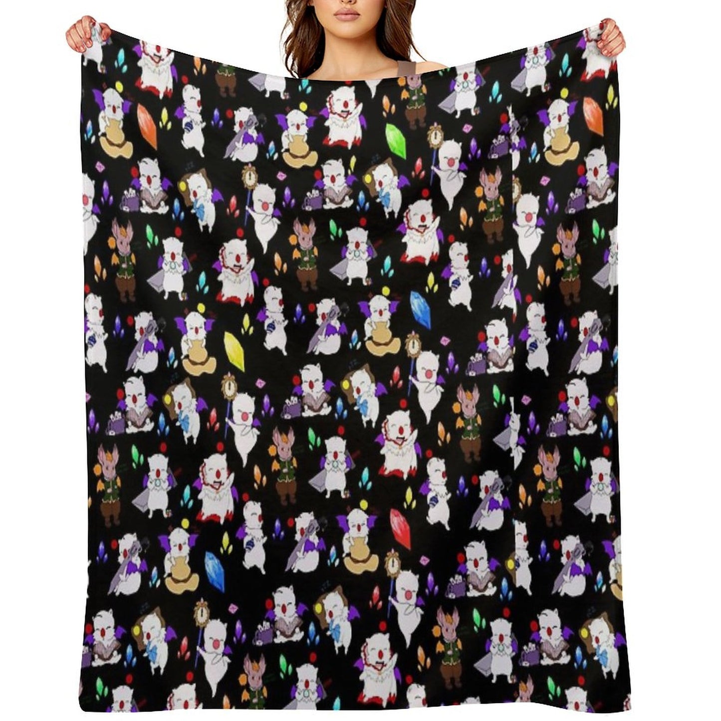 Final Fantasy Moogles Throw Blanket