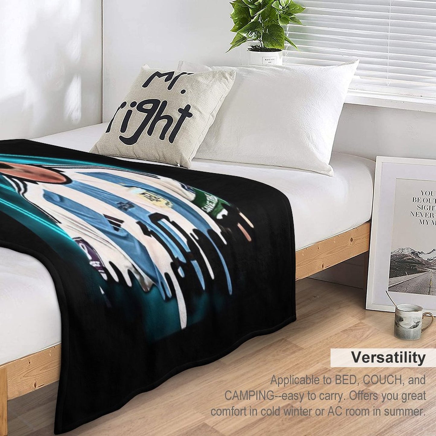 Lionel Messi Throw Blanket