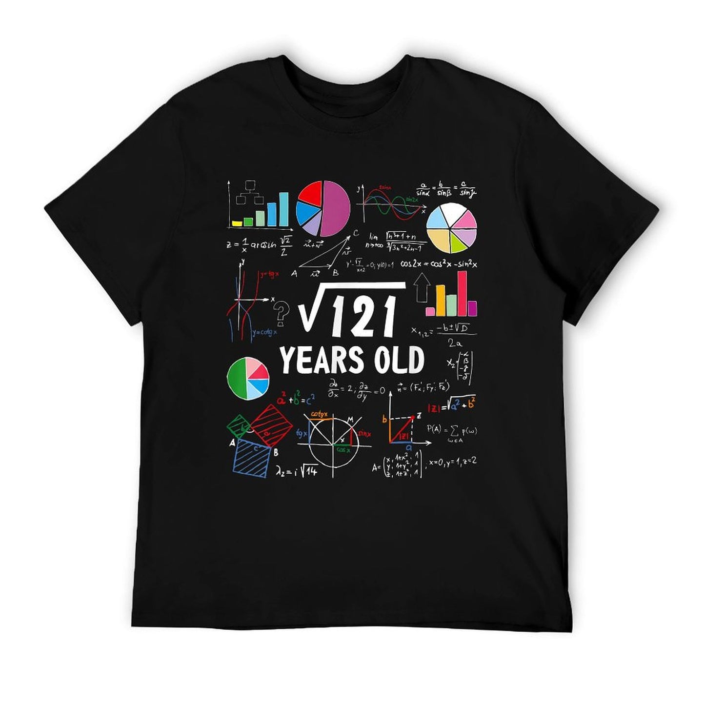 Square Root Of 121 11th Birthday 11 Year Old Love Math T-Shirt