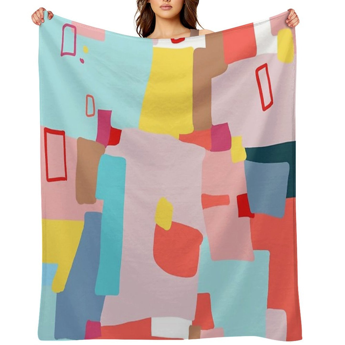 Windows of Possibility #abstractart #painting Throw Blanket