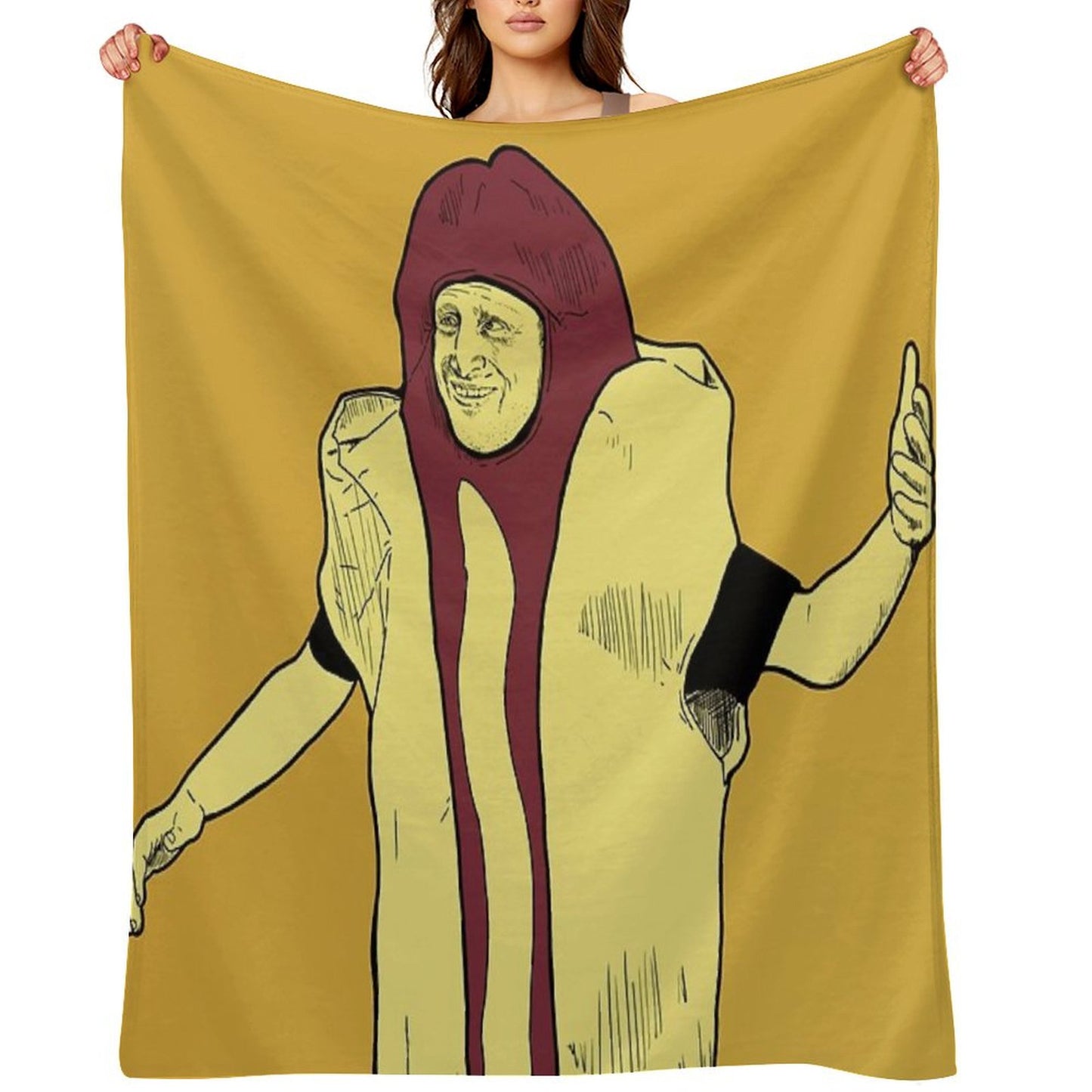 Hot Dog Car Crash (I Think You Should Leave) Throw Blanket
