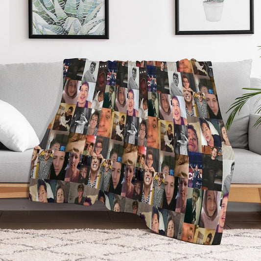 Charlie Puth Collage Throw Blanket