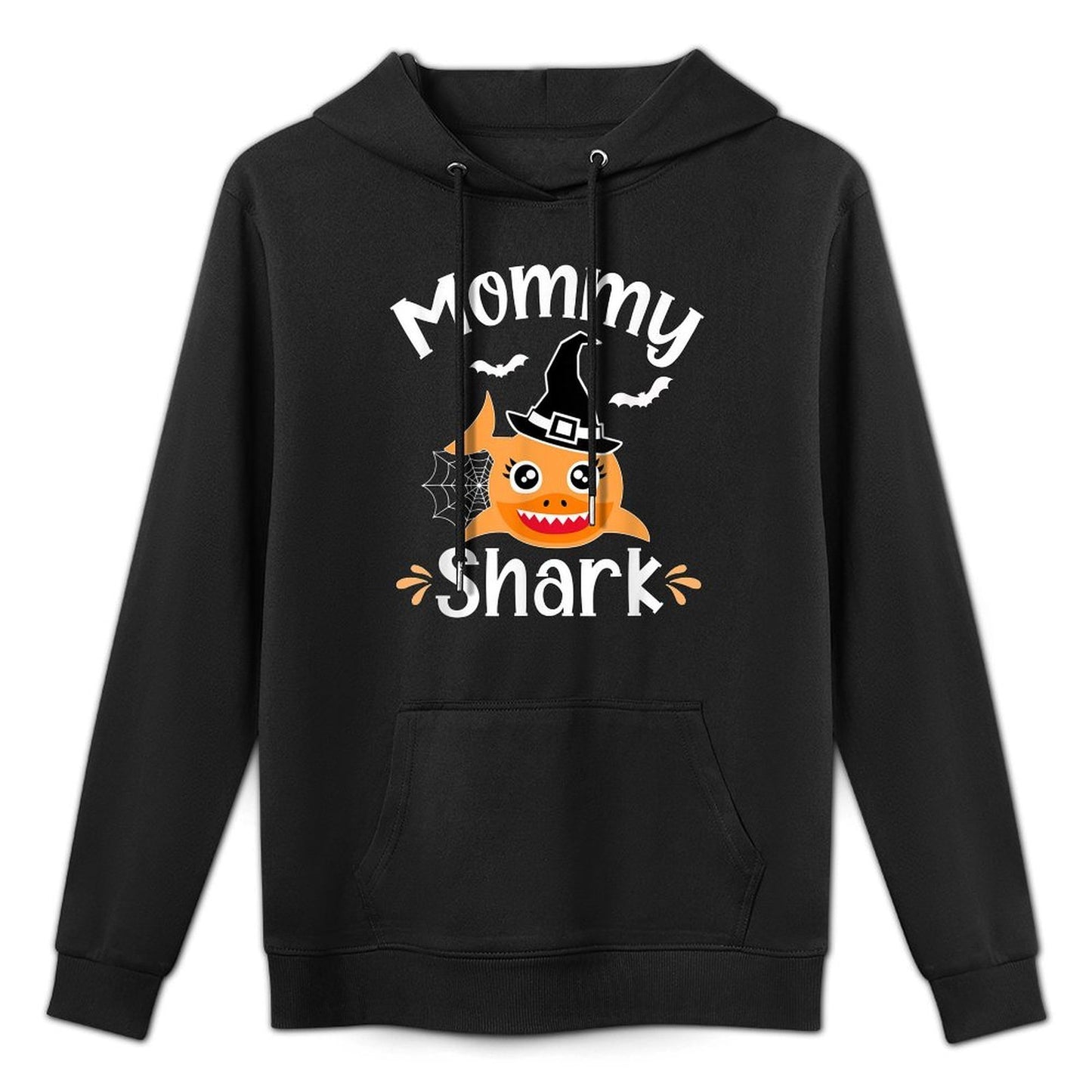 Mommy Shark Funny Halloween Mommy Announcement Shape Retention Hoodie