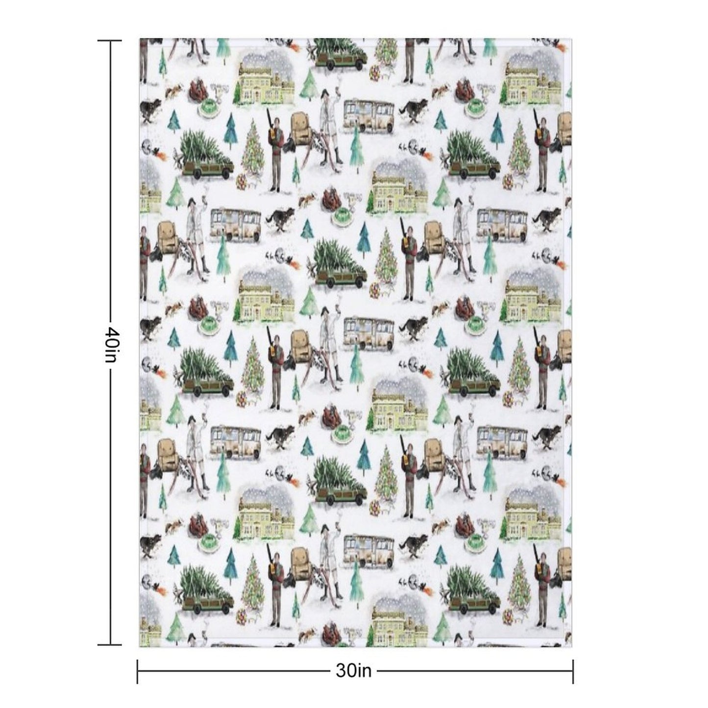 Lampoons Christmas Throw Blanket