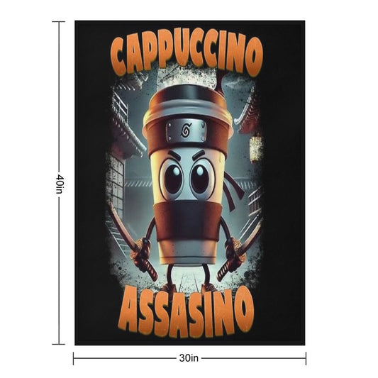 Cappuccino Assassino Throw Blanket