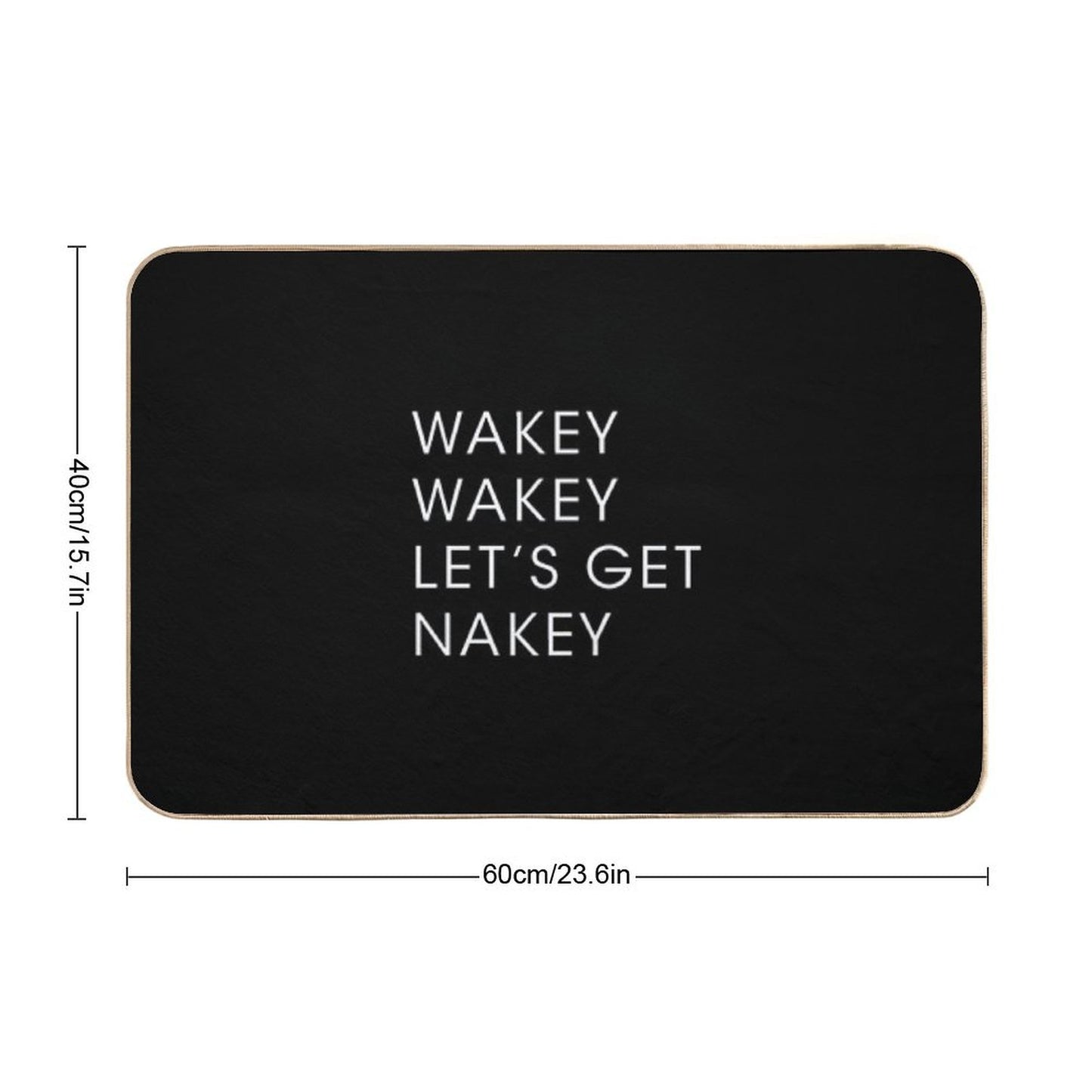 Wakey Wakey Let Bath Mat